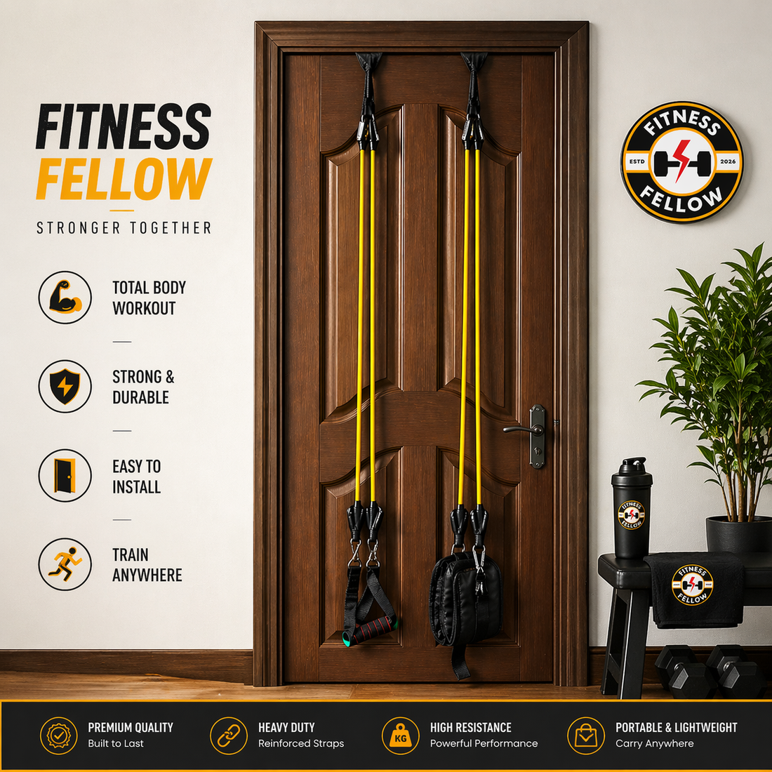 🏋️‍♂️ The Ultimate Home Workout Solution in Pakistan – Fitness Fellow Kit