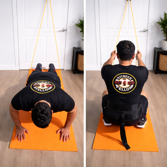 Fitness Fellow Kit- Belly Set with Belt & Rope Set