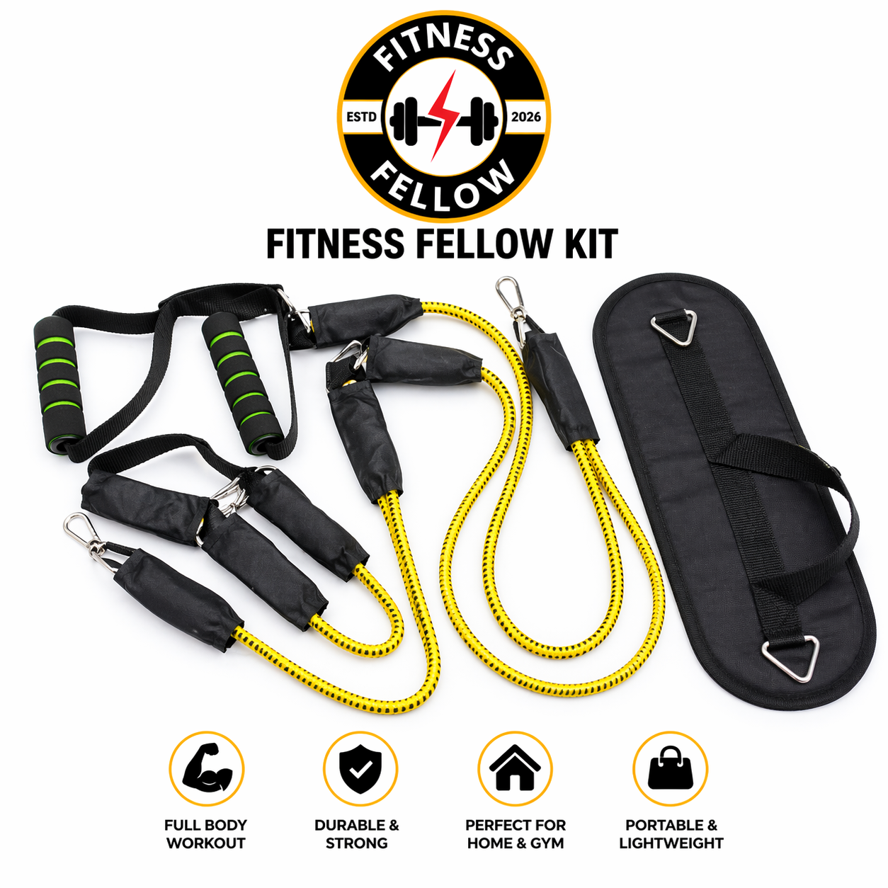 Fitness Fellow Kit – Complete Home Gym Solution